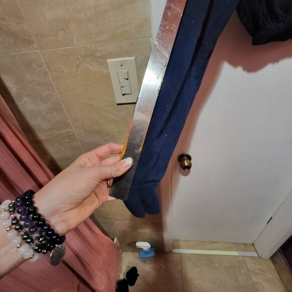 Reworked St. John's Bay Oversized Cropped Cashmere Sweater - Size S - Picture 8 of 10